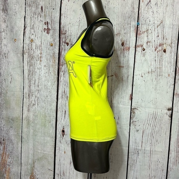 ZUMBA FITNESS sporty stretchy tank top Green “Join the Party” XXLarge NWT - Picture 2 of 9